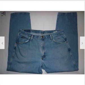 Wrangler Straight Leg High Rise 5-Pocket Cotton Mens Jeans Size 38x30 -23539